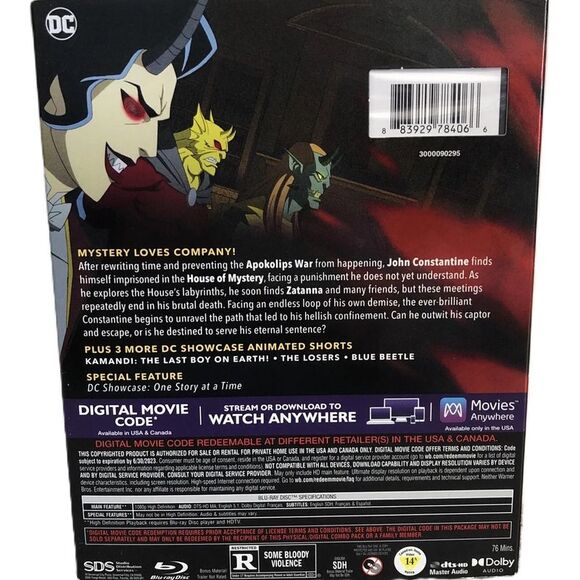 DC Showcase Shorts: Constantine - The House of Mystery Blu-Ray - Picture 3 of 3